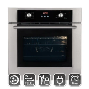 KKT KOLBE Einbaubackofen autark 60cm Backofen 70L Grill Heißluft Teleskopauszüge - Bild 1 von 11