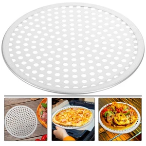 Perforierte Backformen Pizzablech Mit Löchern Pizzateller Aus Metall - Bild 1 von 12