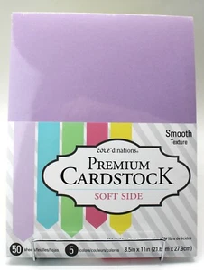 Premium Cardstock School Scrapbook 50 Sheets Pkg Purple Blue Green Red Yellow - Picture 1 of 4