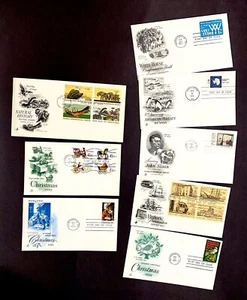 StampTLC US 1970 FDC Christmas Science STEM History Art Arctic Youth Collection - Picture 1 of 1