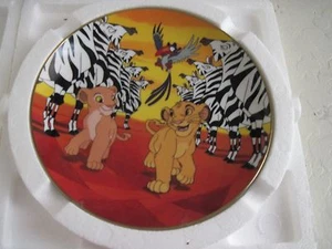 Walt Disney The Lion King Collector I'M GONNA BE KING Collector Plate 4th - Picture 1 of 5