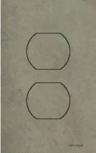 Sage - Brown - Grey SwitchStix Single Duplex Outlet Cover - Picture 1 of 1