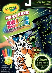Crayola Colour Wonder (Color Wonder) - Glow Murals & Markers - Picture 1 of 1