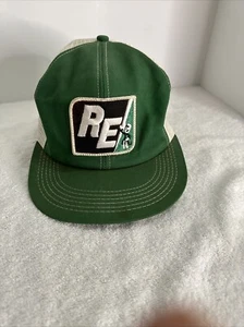 Sombrero de camionero eléctrico vintage RE SnapBack con espalda de malla - Imagen 1 de 4