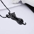 Pendant Necklace Cat Urn Pendants 3D  Statement Jewelry Gift Container Necklace