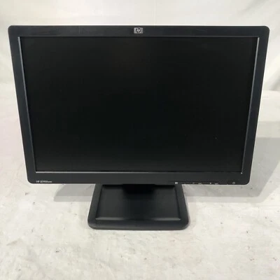 HP LE1901W 19" Widescreen LCD Computer Monitor 1440x900- Tested, Working - Image 1 of 4