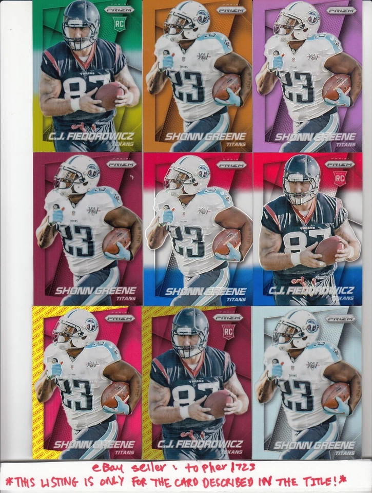 (MC) 2014 Panini Prizm Holo Red White Blue SHONN GREENE #122 Iowa/Titans - Image 1 of 1