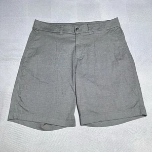 Lululemon Commission Shorts 9" Größe 33 grau Qwick Oxford Chino Freizeit Stretch - Bild 1 von 12