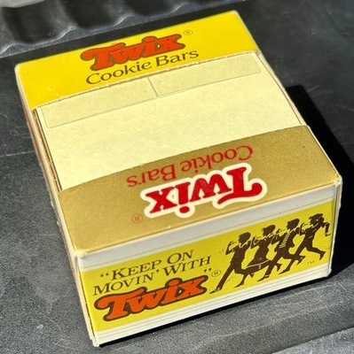 Vtg 1980s Mars TWIX Cookie Bars Chocolate Candy 3M Post-It Note Advertising - Image 1 of 4