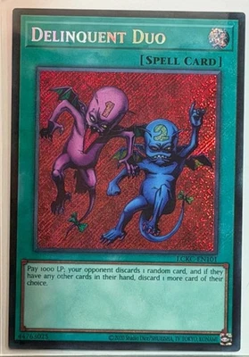 Delinquent Duo LCKC-EN101 Yu-Gi-Oh Legendary Collection Kaiba-Unlimited Edition - Image 1 of 2