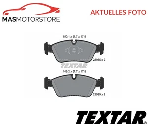 SATZ BREMSBELÄGE BREMSKLÖTZE TEXTAR 2393501 A FÜR BMW (BRILLIANCE) 3 SERIES - Bild 1 von 5