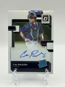2022 Panini Donruss Optic - Rated Rookie Signatures Cal Raleigh #RRS-CR (AU, RC) - Picture 1 of 2