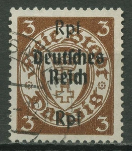 Deutsches Reich 1939 Danzig mit Aufdruck 716 gestempelt - Picture 1 of 1