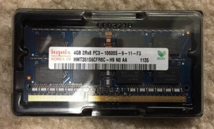 1 Hynix 4GB PC3-10600S Laptop SODIMM Memory HMT351S6BFR8C-H9 + 1 Hynix 2GB RAM - Picture 1 of 2