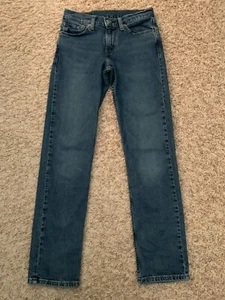 EUC Levi's 511 Slim Fit Tapered Leg Jeans Mens tag=28x30 (MEASURED 26x29) (8132) - Picture 1 of 11