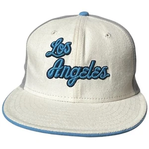 Los Angeles Lakers Embroidered New Era Hardwood Classics 59Fifty Hat Cap Size 7 - Picture 1 of 8