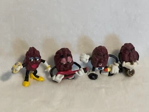 1980S THE CALIFORNIA RAISINS PVC FIGURE LOT OF 4 CHARACTERS - Picture 1 of 4