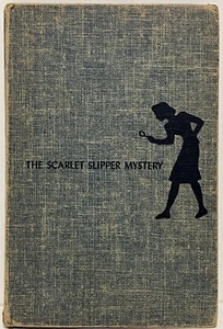 Nancy Drew The Scarlet Slipper Mystery 32 Carolyn Keene Copyright 1954 Blue HC - Bild 1 von 8