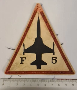 Rare ® 1970 HELLENIC AIR FORCE aircraft type patch F-5 Tiger era 341 sqd - Picture 1 of 2
