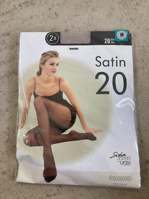 Canda 2 Satin Strumpfhosen  20den lavendel Gr. 40 / 42 - Bild 1 von 2