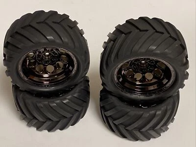 HPI Bullet MT Flux Monstertruck Räder Reifen mit Felgen 14mm sechskant 1/10. - Bild 1 von 3