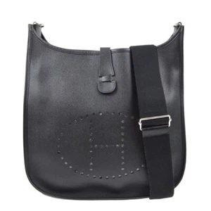 Hermes Black Epsom Evelyne 3 GM Shoulder Bag J□O 79 192595 - Picture 1 of 10
