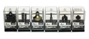 Piranha Set di 6 bit router TCT & HSS X80087 X80311 X80251 X80151 X80142 X80232 - Foto 1 di 7