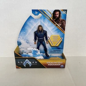 Spin Master DC Aquaman & The Lost Kingdom Stealth Suit Aquaman 4" Action Figure - Picture 1 of 4