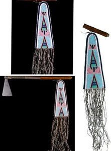 Old American Tomahawk Crow Cuentas Drop 6""W x 14""L TBD01 - Imagen 1 de 2