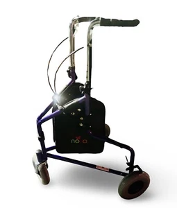 NOVA Traveler 3Wheel Rollator Walker, All Terrain w/ Bag/Basket, Pre-Owned - Picture 1 of 7