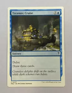 MTG - Treasure Cruise - White Border - NM - Mystery Booster 2 - Picture 1 of 2