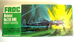 KIT FROG ANCIEN 1/72è HEINKEL He 219 OWL NIGHT-FIGHTER BON ÉTAT COMPLÈTE - Imagen 1 de 4
