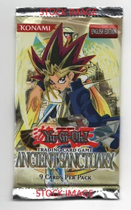 (500646) YUGIOH ANCIENT SANCTUARY Unlimited Edition Sealed BOOSTER PACK - Picture 1 of 2