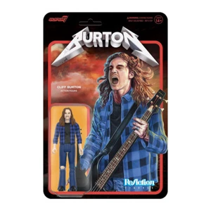 Cliff Burton - Cliff Burton (Flannel Shirt) - ReAction Figure