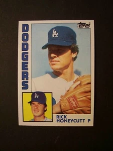 1984 Topps Baseball #222 RICK HONEYCUTT (Los Angeles Dodgers) - MT! WOW! L@@K! - Imagen 1 de 1