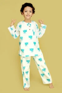 New Print Cotton Sleepwear Set Pajamas For Boys Kids Comfortable Suit/Pajama Set - Picture 1 of 5