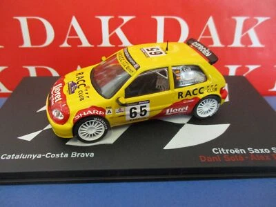Die cast 1/43 Modellino Auto Citroen Saxo S1600 Rally Catalunya 2002 D. Sola - Immagine 1 di 4