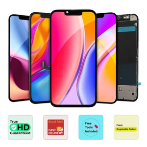 For iPhone 14 13 12 11 Pro Max X XR XS Max Plus Screen Replacement LCD Display - Picture 1 of 33