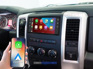 For 2009 10 11 2012 Dodge RAM 1500 Android 13 CarPlay Car Stereo Radio GPS WIFI - Picture 1 of 19