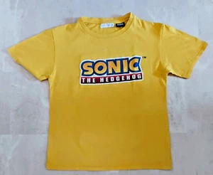 Boy's Sonic The Hedgehog Yellow T-Shirt UK Size: 11-12 Years - Picture 1 of 5
