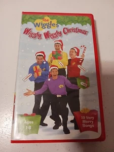 The Wiggles Wiggly , Wiggly Christmas VHS Tape - Picture 1 of 3