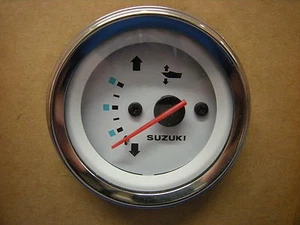 Suzuki Outboard Parts 2" WHITE TRIM GAUGE 34800-93J13 - Picture 1 of 2