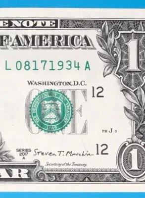 August 17, 1934 : L 08171934 A BIRTHDAY Note $1 One Dollar Bill - Image 1 of 3