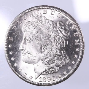 Raw 1880-S Morgan $1 Uncertified Ungraded Silver Dollar Coin - Picture 1 of 2