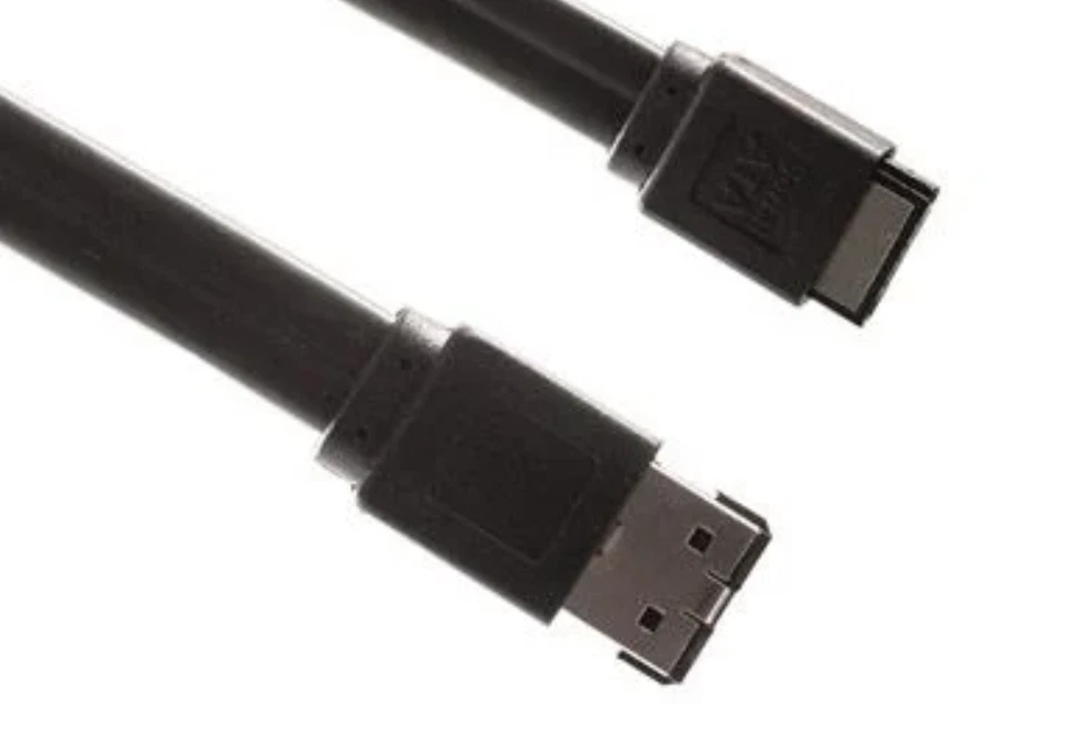 Black 1.5 Meter Extension Cable (SATA (L) To eSATA (I)) (RoHS Compliant) - Image 1 of 1
