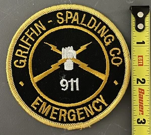GRIFFIN-SPALDING COUNTY / 911 NOTFALL Sammlerstück Patch / Polizei öffentliche Sicherheit - Bild 1 von 1