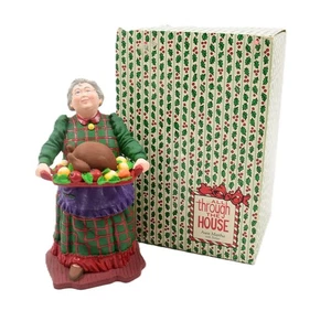 VTG Retired Dept 56 All through the house 9317-3 AUNT MARTHA WITH TURKEY - Picture 1 of 12