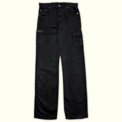 chevignon Pantalones cargo W22/L28 Negro Buen estado Hombres Años 2000 (S367) - Imagen 1 de 4