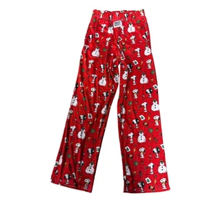 Slip Insanity Donna Piccolo Snoopy Natale Pigiama Pantalone Rosso Poliestere Spandex - Foto 1 di 5