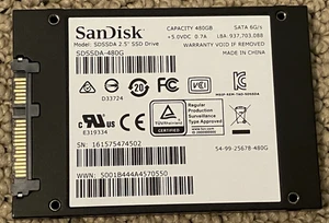 SanDisk 480GB SSD Plus, Internal Solid State Drive - SDSSDA-480G - Picture 1 of 4